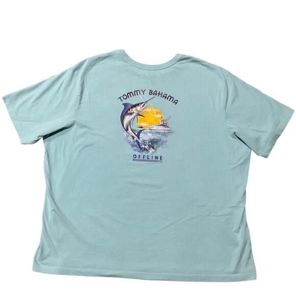 Tommy Bahama Men's Short Sleeve Graphic Tee Size 3XT - Picture 1 of 8